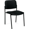 Gec Offices to Go„¢ Armless Stack Chair - Fabric - Black OTG2748B